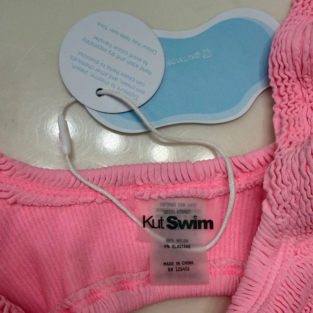 Kut Swim Pink Bikini Set - Picture 4 of 6